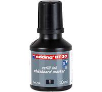 edding BT 30 tinta de recarga para marcador de pizarra blanca - negro - 30 ml - con sistema capilar, ideal para una recarga limpia y fácil de casi cualquier marcador de pizarra blanca edding