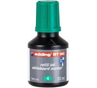 edding BT 30 tinta de recarga para marcador de pizarra blanca - verde - 30 ml - con sistema capilar, ideal para una recarga limpia y fácil de casi cualquier marcador de pizarra blanca edding
