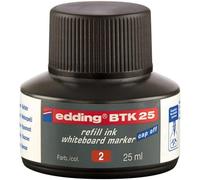 Edding btk 25 tinta de recarga para marcador de pizarra blanca - rojo