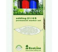 Edding Fieltro Bolígrafo 21 Ecoline de 4 SC redondo puntiaguda