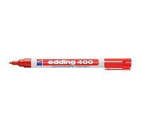 Edding Fieltro Bolígrafo 400 Rojo, contenido cantidad = 10