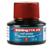 Edding FTK 25 Recambio de tinta roja
