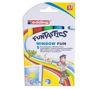 Edding Fun e-16-5 Funtastics - Rotulador para Window (2-6 mm, 5 unidades)