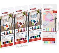 Edding - Juego de 4200 lápices de porcelana (18 piezas) + 6 rotuladores pastel