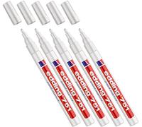 edding Marcador de pintura 751 (5 rotuladores), color blanco