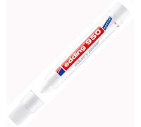 edding Rotulador permanente 950-49 – pasta opaca blanco, punta redonda 10 mm para superficies rugosas