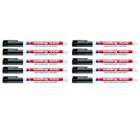 edding Marcador permanente negro 400-01 (1 mm, 10 unidades)