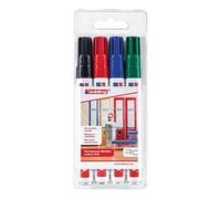 Edding marqueur permanent edding 3000 vE = 4 couleurs