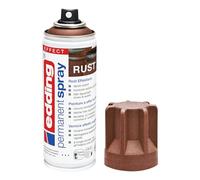 edding Spray permanente Premium pintura acrílica – negro intenso, seda mate, color Rost-Effektlack