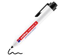 edding Retract 11 marcador permanente - negro - 1 bolígrafo - punta redonda de 1,5-3 mm - resistente al agua, de secado rápido-para usar fácilmente con una sola mano - para cartón, plástico, madera