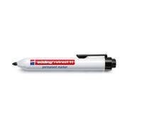Edding - retract 11 marcador permanente Punta redonda Negro 4-11001