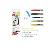 EDDING ROTULADOR EDDING 1200 GLITTER 5 COLORES BASICOS 1200 GLITTER