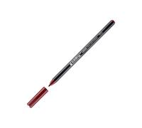Edding 1300-028 - Caja con 5 Rotuladores con Punta de Fibra - 2mm - Rojo Inglés