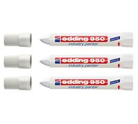 edding Rotulador especial 950 Industry Painter, 10 mm | (3 rotuladores), color blanco