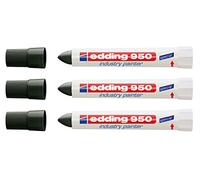 edding Rotulador especial 950 Industry Painter, 10 mm | (3 rotuladores, negro)
