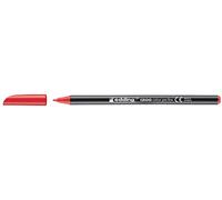 Edding - Rotulador punta fibra 1200 rojo n.2 -punta redonda 0.5 mm (10 unidades)