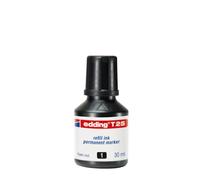 Edding T-25 - Tinta de Recarga para Marcador Permanente de Color Negro - 30ml.