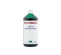 EDDING Tinta para Rellenar Marcadores Permanentes T1000 Verde 1 Litro