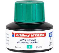 edding Tinta rotulador mtk25 con sistema capilar color verde frasco de 25 ml