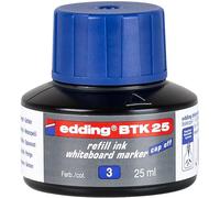 edding Tinta recambio para rotulador pizarra blanca BTK-25 Azul 25 ml