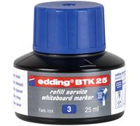 edding Tinta recambio para rotulador pizarra blanca BTK-25 Azul 25 ml