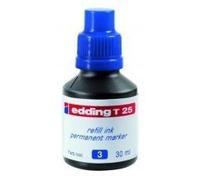 Edding Tinta T 25 para rotulador permanente, 30 ml, color azul