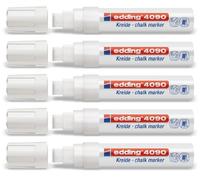 Edding Valor 5er Pack de Windows/Chalk 4090 Diverse Faben para Seleccionar Serie 5 situado en la Blanca