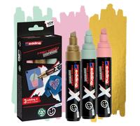 Edding x multi marker - juego de colores pastel - 3 rotuladores acríl