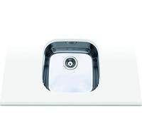 Edesa - Fregadero De Cocina Acero 43 Cm 1 Cubeta 0 Escurridor Bajo Encimera