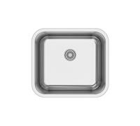 EDESA Fregadero bajo encimera FUJI BE PLUS 45X40 1C. 950270064. Una cubeta, Inoxidable, acabado acero. Para mueble de 50 cm