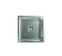 EDESA Fregadero bajo encimera MAKALU BE 40X40 1C R-10. 950270027. Una cubeta, Inoxidable, acabado acero. Para mueble de 50 cm