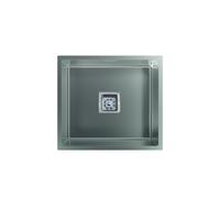 EDESA Fregadero bajo encimera MAKALU BE 45X40 1C R-10. 950270031. Una cubeta, Inoxidable, acabado acero. Para mueble de 60 cm