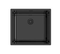 EDESA Fregadero bajo encimera - a ras 950270066. FUJI BE 45X40 1C R10 BK. Una cubeta. acabado sintético. Para mueble de 50 cm