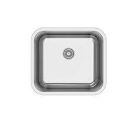 Edesa FUJIBE45X401C - Fregadero 1 Cubeta Mueble 50 cm Bajo Encimera Inox