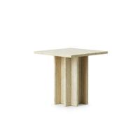 Normann Copenhagen Mesa de centro Edge small Travertine