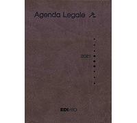 Edipro Agenda legal anual de bolsillo, 12 x 17 cm, color marrón