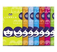 Editorial Lamela 07004 Paquete 10 Cuaderno Basico 4Âº 40H C/4, 8 colores surtidos