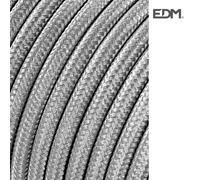 Edm 11857 cable cordón tubulares, c64 plata 5 m, 2 x 0.75 mm