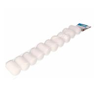 EDM Recambio mini rodillo espuma 24151 – 50mm, 10 pzs, apto pinturas al agua/barnices/sint. – Blanco