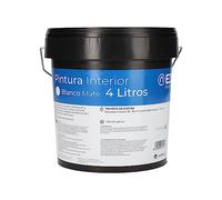 EDM 25400 Pintura Plastica Mate Interior, 4 l, Blanco