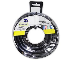 Edm 28048 carrete manguera plana, negro, 2 x 1 mm x 20 m