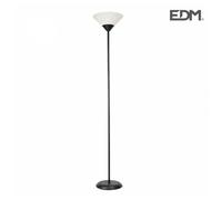 Edm 30011 lampara de pie e27, negro, 100 w