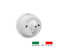 Edm 43751 conmutador lazo clasico porcelana serie vintage, 10a-250v, m