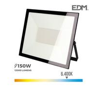 Edm 70337 foco proyector led 150w, 6400k, negro