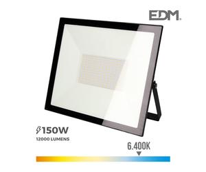 Edm 70337 foco proyector led 150w, 6400k, negro