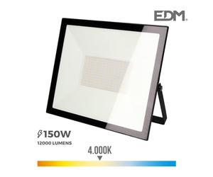 Edm 70338 foco proyector led 150w, 4000k, negro