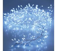 Guirnalda a pilas tipo espino 100 leds blanco frio 1,5m