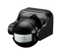 EDM Detector de movimiento 73116 con regulador noche/día orientable 180° IP44 Negro