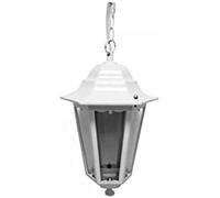 Edm 73401 farol aluminio techo, 34 x 21.5cm, modelo zurich, blanco