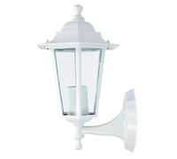 Edm 73402 farol aluminio de pared, 34 x 17 x 11cm, modelo zurich, blan